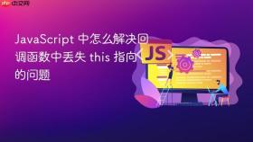 javascript 中怎么解决回调函数中丢失 this 指向的问题