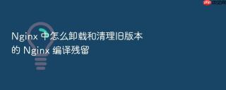 Nginx 中怎么卸载和清理旧版本的 Nginx 编译残留