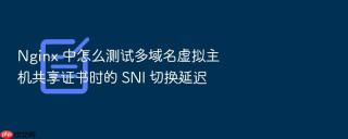 nginx 中怎么测试多域名虚拟主机共享证书时的 sni 切换延迟