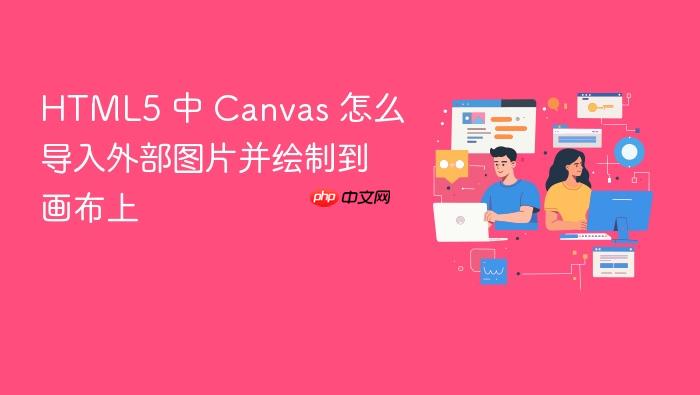 html5 中 canvas 怎么导入外部图片并绘制到画布上