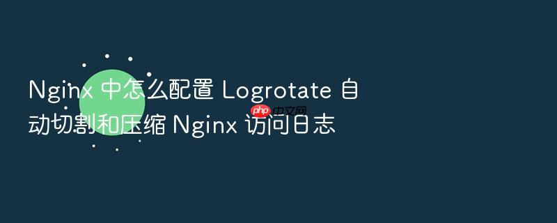 nginx 中怎么配置 logrotate 自动切割和压缩 nginx 访问日志