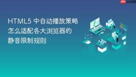 html5 中自动播放策略怎么适配各大浏览器的静音限制规则