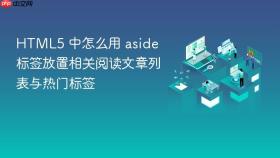 html5 中怎么用 aside 标签放置相关阅读文章列表与热门标签