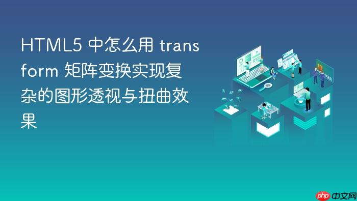 html5 中怎么用 transform 矩阵变换实现复杂的图形透视与扭曲效果