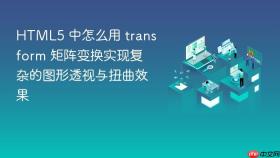 html5 中怎么用 transform 矩阵变换实现复杂的图形透视与扭曲效果
