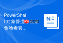 PowerShell 对象管道怎么结合哈希表自定义输出列属性
