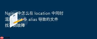 Nginx 中怎么在 location 中同时混用 root 与 alias 导致的文件找不到故障