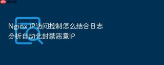 Nginx IP访问控制怎么结合日志分析自动化封禁恶意IP