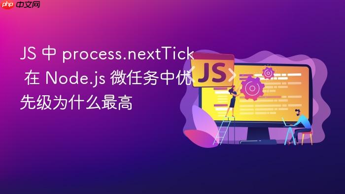 js 中 process.nexttick 在 node.js 微任务中优先级为什么最高