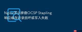 nginx怎么排查ocsp stapling响应缓存目录损坏或写入失败