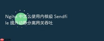 Nginx 中怎么使用内核级 Sendfile 提升动静分离网关吞吐