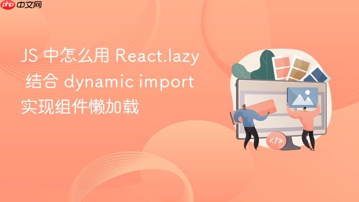 js 中怎么用 react.lazy 结合 dynamic import 实现组件懒加载