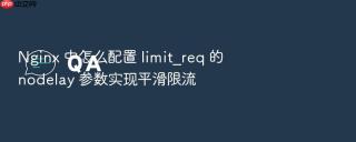 nginx 中怎么配置 limit_req 的 nodelay 参数实现平滑限流