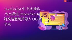 JavaScript 中 节点操作 怎么通过 importNode 跨文档复制并导入 DOM 节点