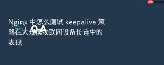nginx 中怎么测试 keepalive 策略在大规模物联网设备长连中的表现