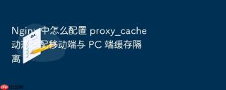 nginx 中怎么配置 proxy_cache 动态适配移动端与 pc 端缓存隔离
