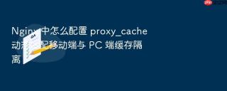 Nginx 中怎么配置 proxy_cache 动态适配移动端与 PC 端缓存隔离