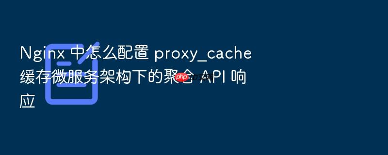 nginx 中怎么配置 proxy_cache 缓存微服务架构下的聚合 api 响应
