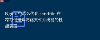 nginx 中怎么优化 sendfile 在跨存储挂载网络文件系统时的性能表现