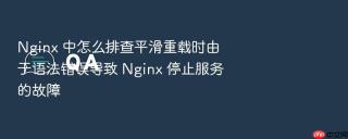 Nginx 中怎么排查平滑重载时由于语法错误导致 Nginx 停止服务的故障