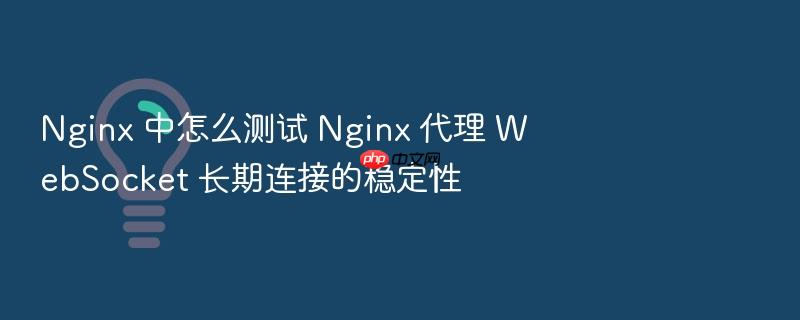 nginx 中怎么测试 nginx 代理 websocket 长期连接的稳定性