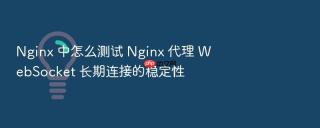 nginx 中怎么测试 nginx 代理 websocket 长期连接的稳定性