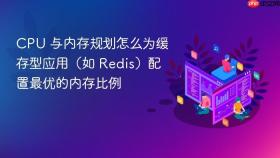 CPU 与内存规划怎么为缓存型应用（如 Redis）配置最优的内存比例