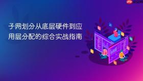 子网划分从底层硬件到应用层分配的综合实战指南