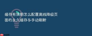 缓存有效期怎么配置离线降级页面的永久缓存与手动刷新