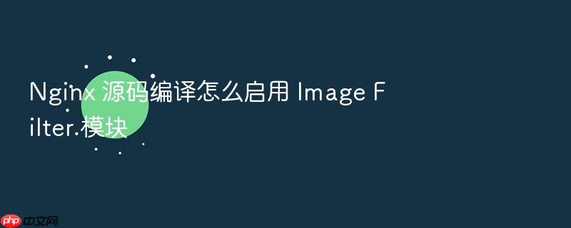 nginx 源码编译怎么启用 image filter 模块