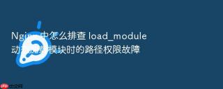 nginx 中怎么排查 load_module 动态加载模块时的路径权限故障