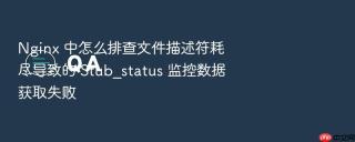 Nginx 中怎么排查文件描述符耗尽导致的 Stub_status 监控数据获取失败
