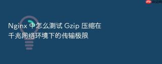 nginx 中怎么测试 gzip 压缩在千兆网络环境下的传输极限