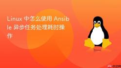 Linux 中怎么使用 Ansible 异步任务处理耗时操作