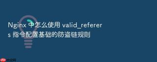 nginx 中怎么使用 valid_referers 指令配置基础的防盗链规则