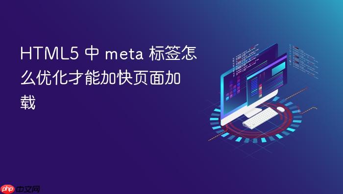 html5 中 meta 标签怎么优化才能加快页面加载
