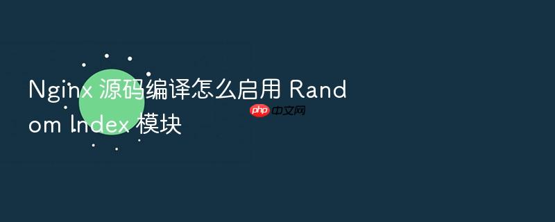 nginx 源码编译怎么启用 random index 模块