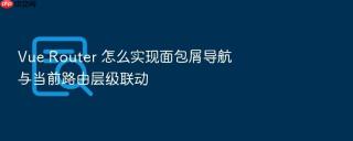 Vue Router 怎么实现面包屑导航与当前路由层级联动