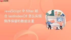 javascript 中 filter 结合 lastindexof 怎么实现倒序保留的数组去重