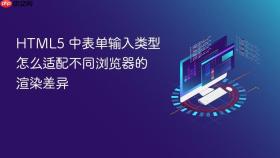 HTML5 中表单输入类型怎么适配不同浏览器的渲染差异