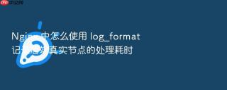 nginx 中怎么使用 log_format 记录后端真实节点的处理耗时