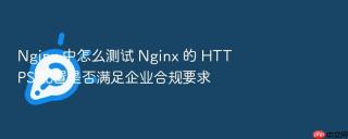 nginx 中怎么测试 nginx 的 https 配置是否满足企业合规要求