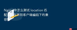 nginx 中怎么测试 location 匹配规则在不同客户端编码下的兼容性