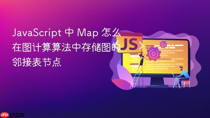javascript 中 map 怎么在图计算算法中存储图的邻接表节点