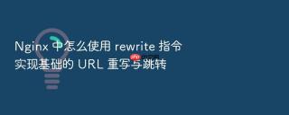 nginx 中怎么使用 rewrite 指令实现基础的 url 重写与跳转
