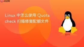 linux 中怎么使用 quotacheck 扫描修复配额文件