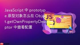javascript 中 prototype 原型对象怎么在 object.getownpropertydescriptor 中查看配置