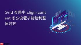grid 布局中 align-content 怎么设置才能控制整体对齐