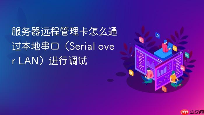 服务器远程管理卡怎么通过本地串口(serial over lan)进行调试