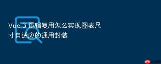 Vue 3 逻辑复用怎么实现图表尺寸自适应的通用封装